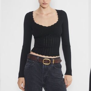 Aritzia Wilfred soloist top euc